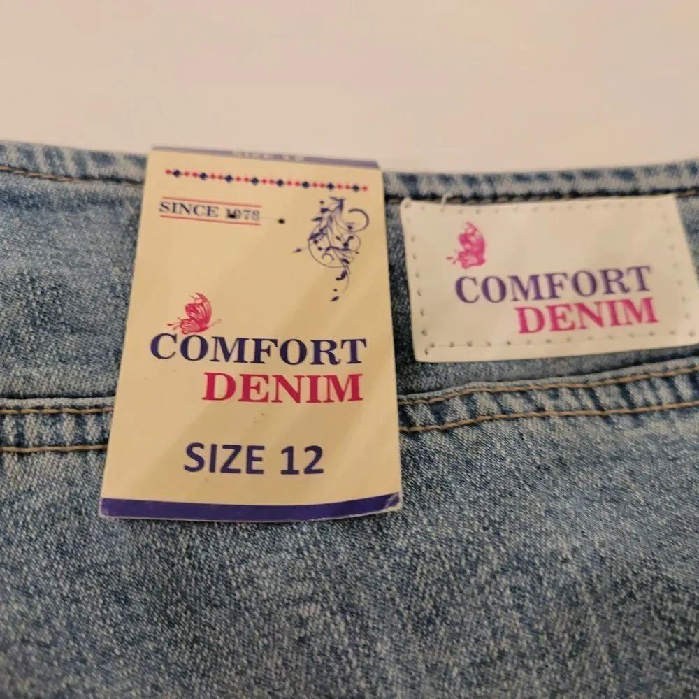BRAND NEW COMFORT DENIM SHORT - Picture 15 of 16
